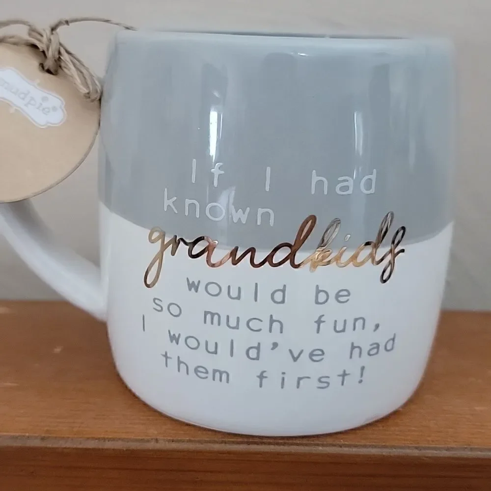 MUD PIE GRANDKIDS COFFEE TEA MUG - NEW!